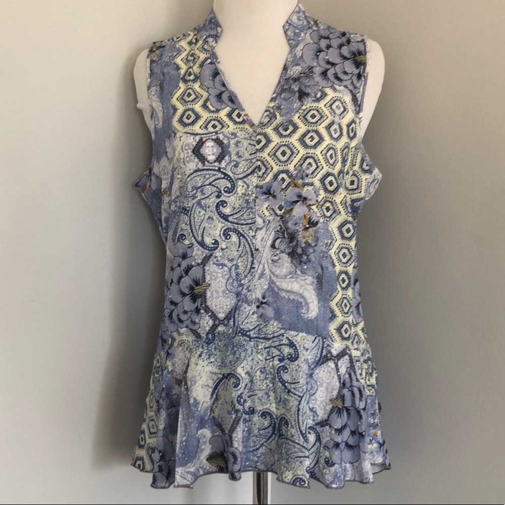 Unique Spectrum Peplum Top size Medium